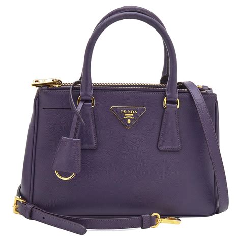 Prada Small Saffiano Galleria Double Zip Tote 